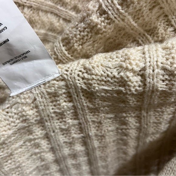 Altar'd State Cream Cable Knit Cardigan - Picture 3 of 4